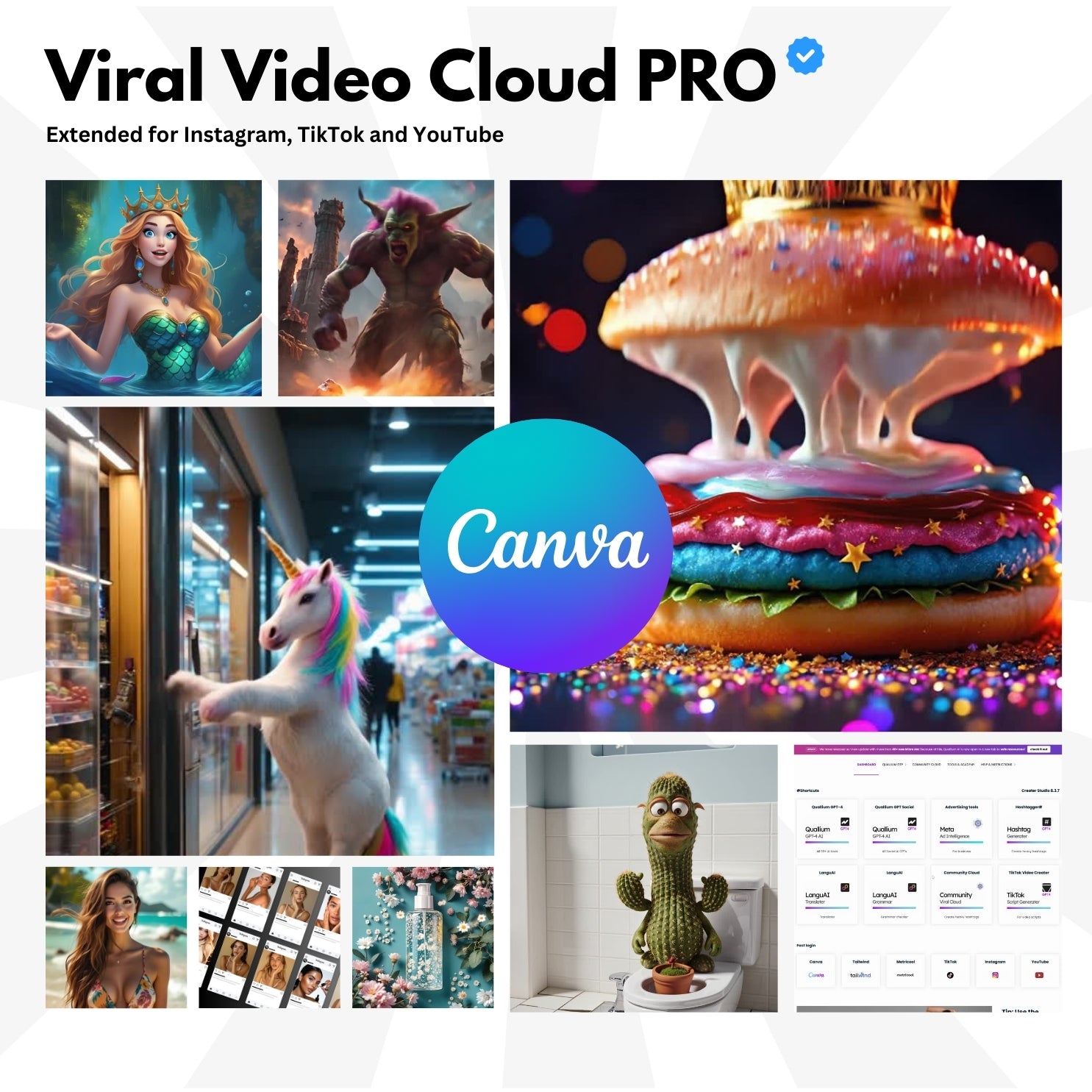 befluence® Pro Design Licence for Canva + Figma. 7 Cloud Addons
