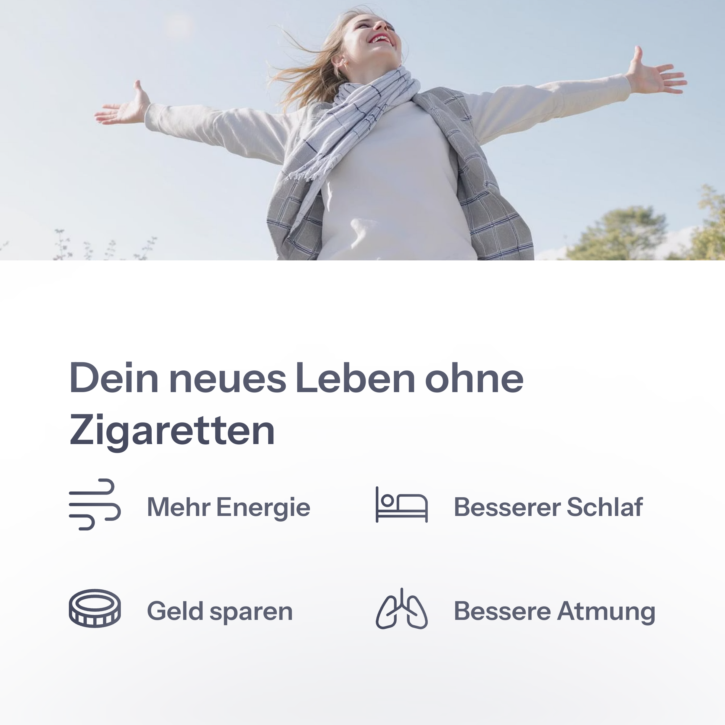 Quit-Coach. Rauchfrei KI. 12 Monate inkl. Buch
