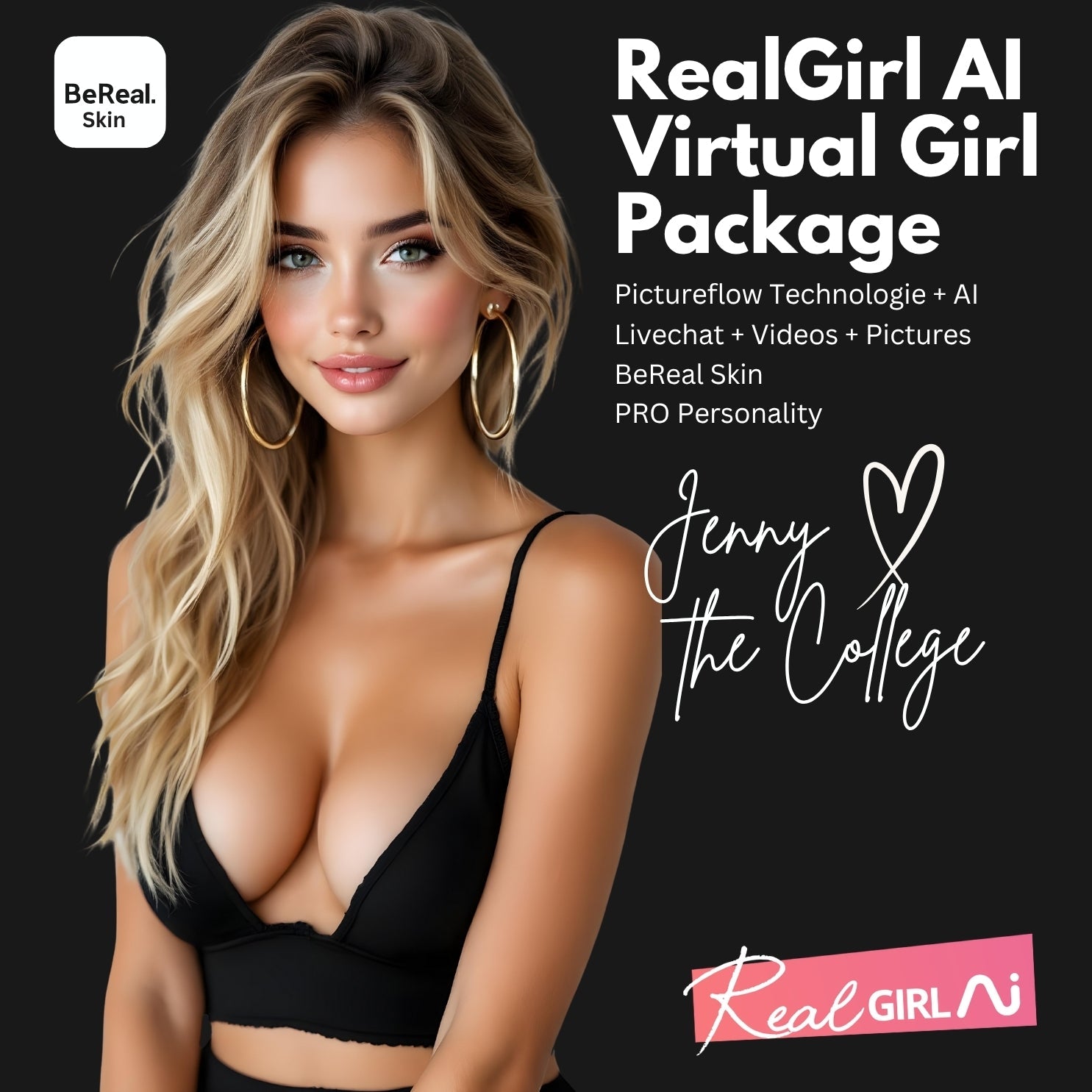 Realgirl AI Jenny - Premium Edition mit allen Addons (Limitiert)