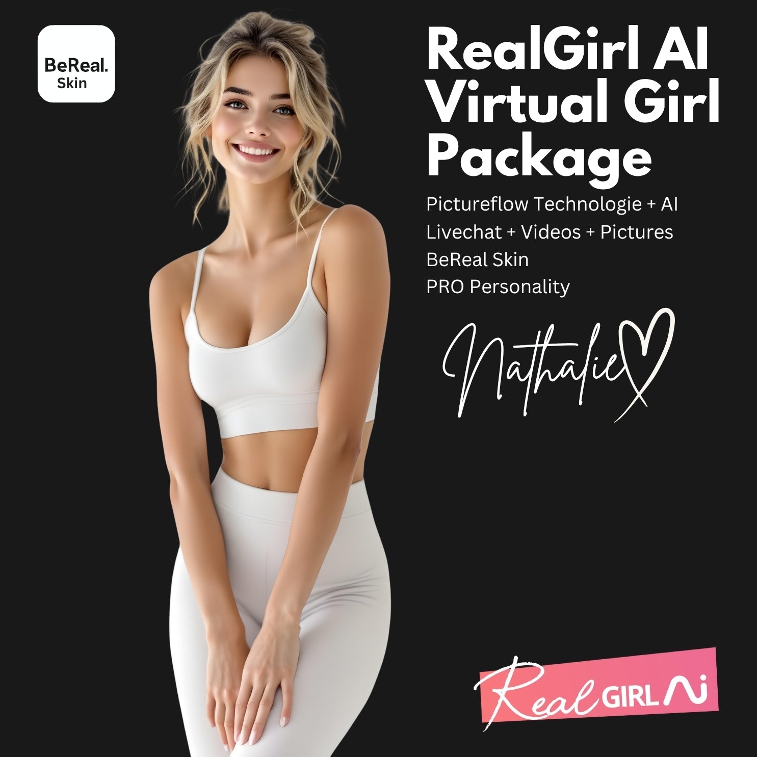 Realgirl AI Nathalie - AI Girl, Chat Date, KI Freundin