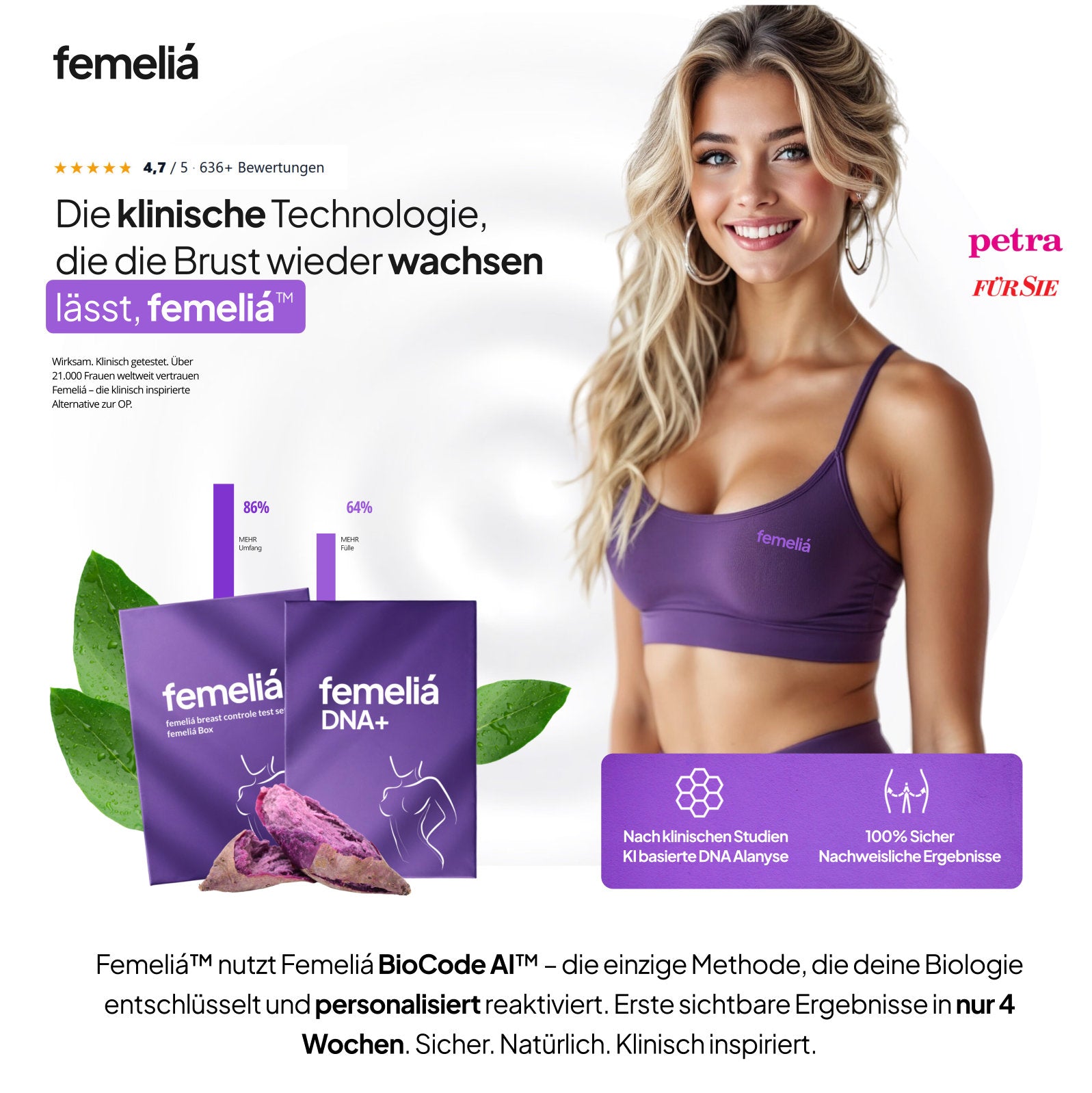 Starter Kit - Natürliche Brustvergrößerung femeliá+