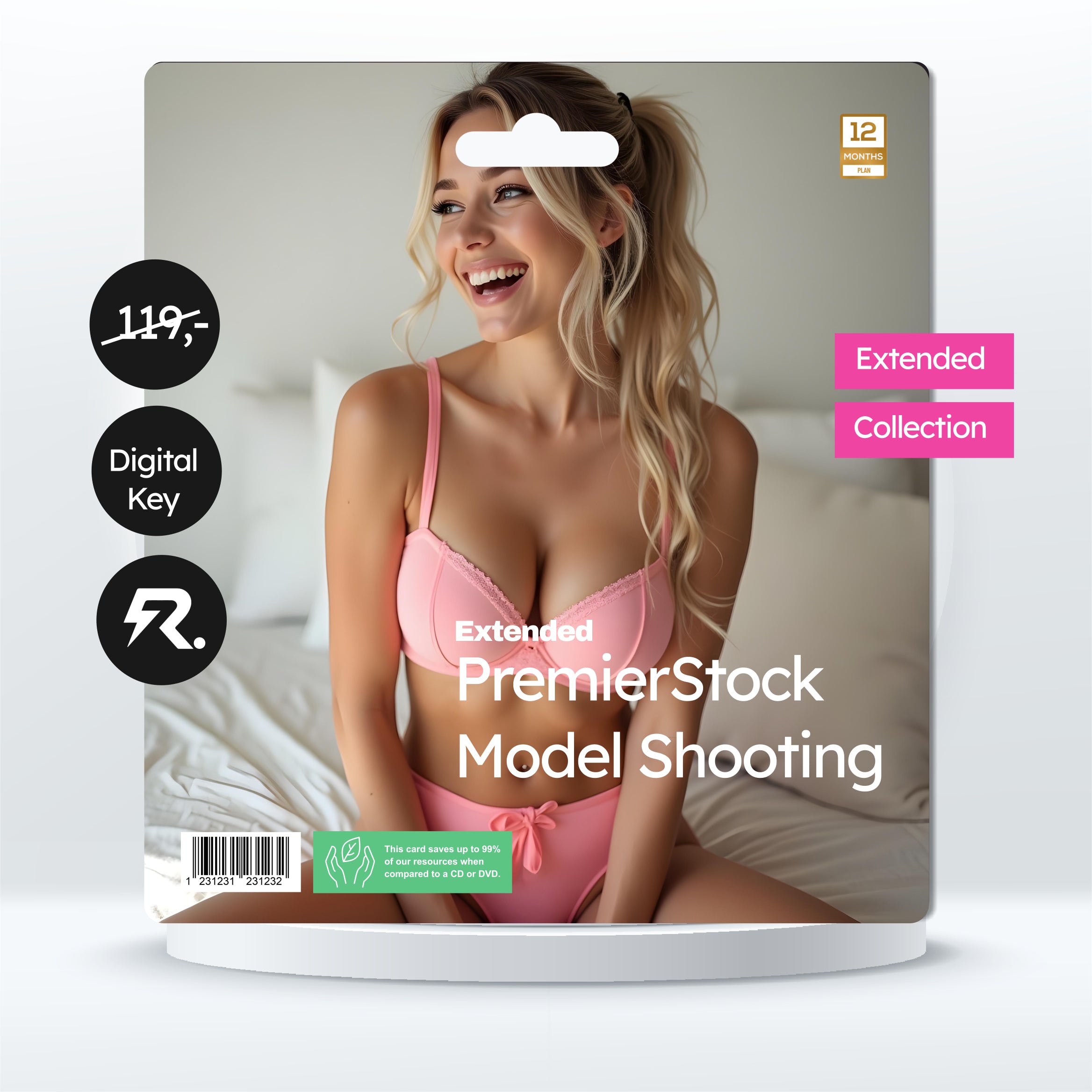 PremierStock Model Shooting Vol. 1 - Print on Demand, Social Media, TikTok, Instagram