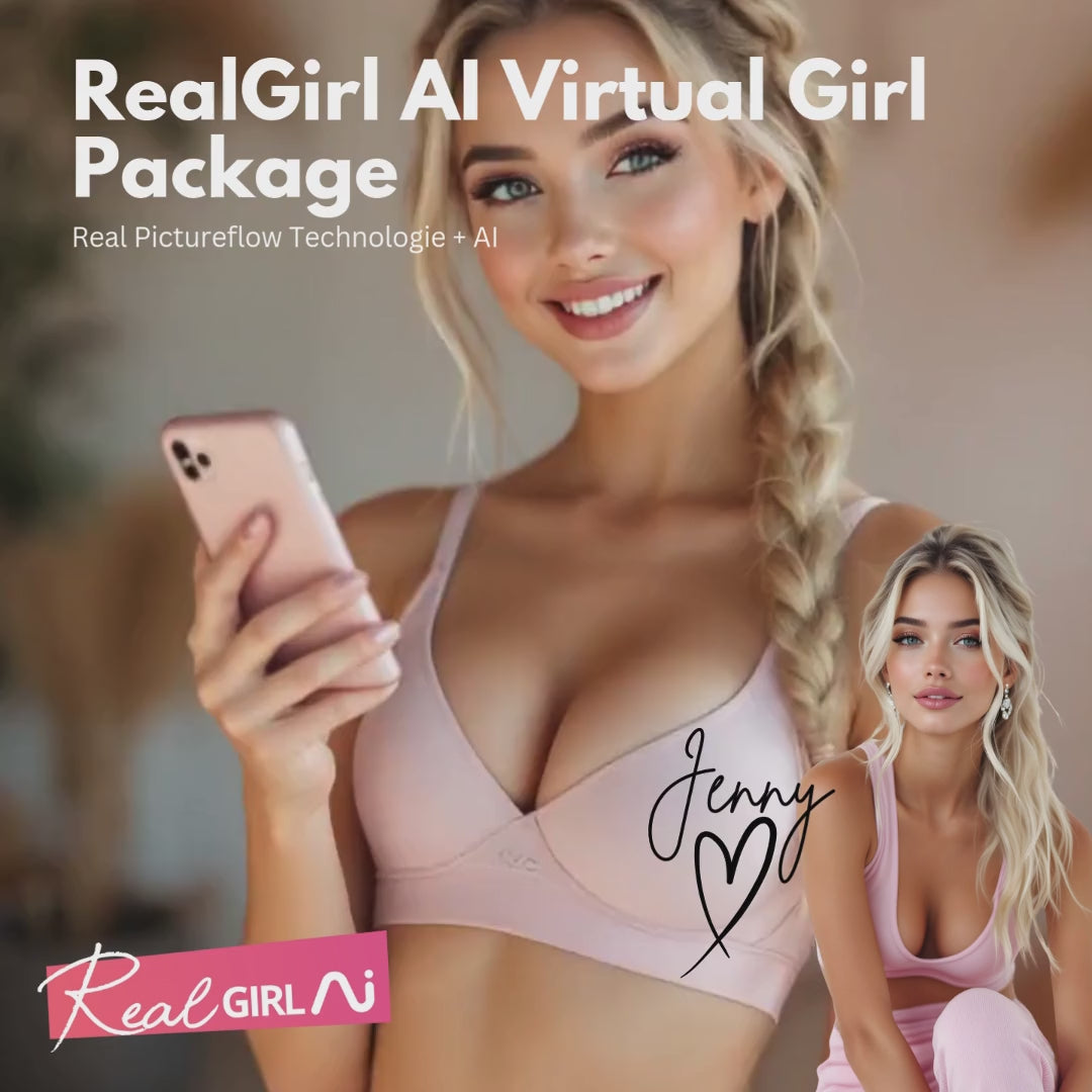 Jenny - RealGirl AI. Virtual Girl Package. Deutsche Version. Lifetime Lizenz UVP 159,-